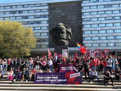 1. Mai Demo-stock-foto