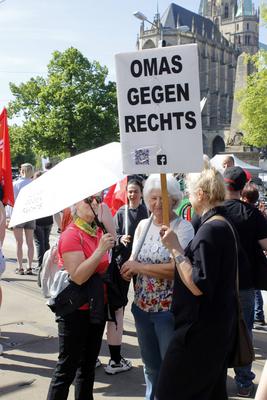 1. Mai in Erfurt-stock-foto
