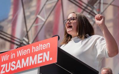 20250501 1. Mai-Kundgebung der SPOe Wien-stock-foto