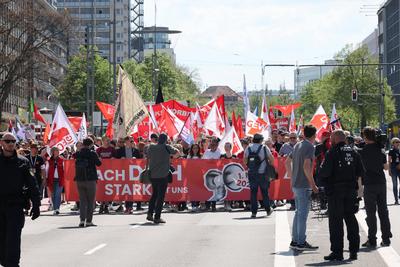 1. Mai Demo-stock-foto