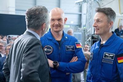 SpaceTech.NRW Raumfahrtkonferenz-stock-photo