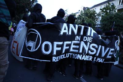 Antifa-stock-foto