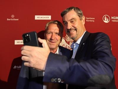 Festabend im Rathaus zu 125 Jahre 1. FC N?rnberg-stock-foto