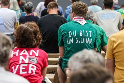 39. Deutscher Evangelischer Kirchentag-stock-foto