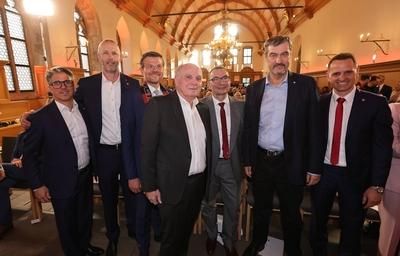 Festabend im Rathaus zu 125 Jahre 1. FC N?rnberg-stock-foto