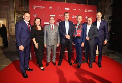 Festabend im Rathaus zu 125 Jahre 1. FC N?rnberg-stock-foto