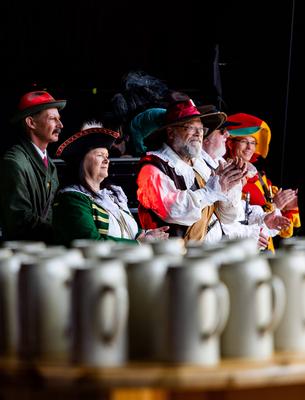 02.05.2025, GER, Kultur / Volksfest, Thueringentag in der Residenzstadt Gotha / 1250 Jahre Stadtfest, Th?ringentag 2025 - Die Feierliche Er?ffnung-stock-foto