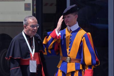 ITALY -  CARDINAL LEAVE AFTER THE MEETING OF THE GENERAL CONGREGATION OD CARDINALS IN VATICAN CITY- 2025/5/2-stock-foto
