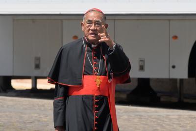 ITALY -  CARDINAL LEAVE AFTER THE MEETING OF THE GENERAL CONGREGATION OD CARDINALS IN VATICAN CITY- 2025/5/2-stock-photo