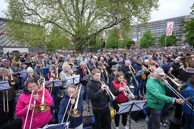 Kirchentag in Hannover geht zu Ende-stock-foto