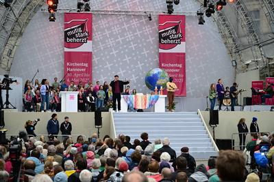 Kirchentag in Hannover geht zu Ende-stock-foto