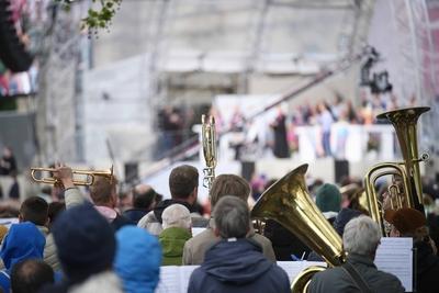 Kirchentag in Hannover geht zu Ende-stock-foto