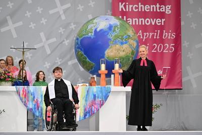 Kirchentag in Hannover geht zu Ende-stock-foto