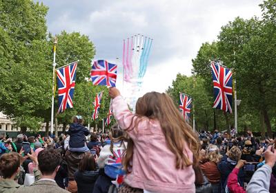 VE Day 80th anniversary, London, 5th May, 2025.-stock-foto