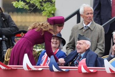 UK Royals at VE Day 80 event in London-stock-photo
