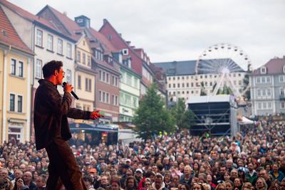04.05.2025, GER, Kultur / Volksfest / Konzert, Thueringentag in der Residenzstadt Gotha / 1250 Jahre Stadtfest, Kamrad-stock-foto