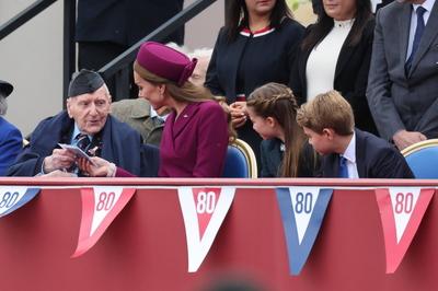 UK Royals at VE Day 80 event in London-stock-photo