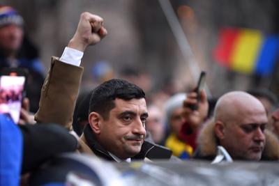 CALIN GEORGESCU-ROMANIA-POLITICS-JUSTICE-VOTE-stock-photo