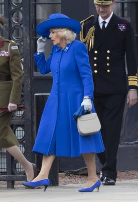 UK Royals at VE Day 80 event in London-stock-photo