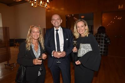 Katrin Zechner Christoph Takacs Sarah Wedl Wilson ORF Festspiel Cocktail Salzburg-stock-foto