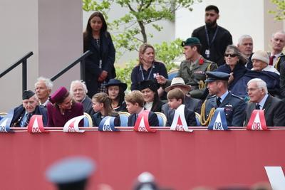 UK Royals at VE Day 80 event in London-stock-photo