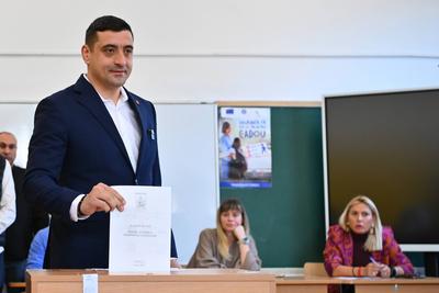 BUCHAREST: Romania Election-stock-photo