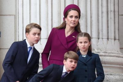 UK Royals at VE Day 80 event in London-stock-photo