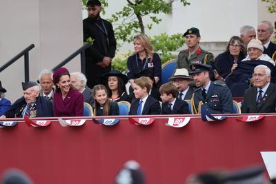 UK Royals at VE Day 80 event in London-stock-photo