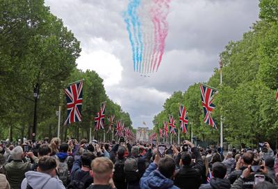 VE Day 80th anniversary, London, 5th May, 2025.-stock-foto