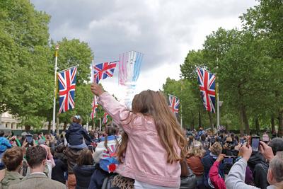 VE Day 80th anniversary, London, 5th May, 2025.-stock-foto