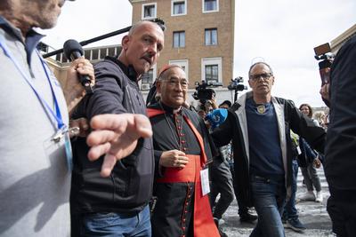ITALY - CONGREGATION OF CARDINALS - 2025/5/5-stock-photo
