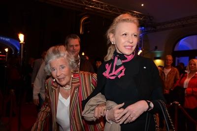 F?rstin Marianne Sayn Wittgenstein Sayn  Sunnyi Melles  - M?nchen 08.10.15 Deutsches Theater - Premiere Ich War noch Ni-stock-foto
