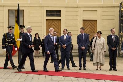 Official Visit Of King Philippe To The Czech Republic-stock-photo