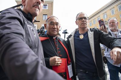 ITALY - CONGREGATION OF CARDINALS - 2025/5/5-stock-photo