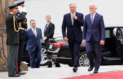 Official Visit Of King Philippe To The Czech Republic-stock-foto
