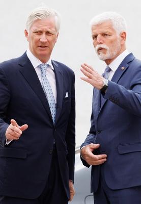 Official Visit Of King Philippe To The Czech Republic-stock-foto