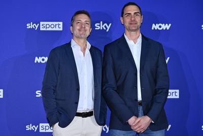 News - Photocall Tennis ed Estate Sky Sport-stock-foto