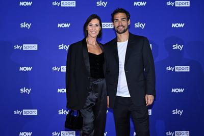 News - Photocall Tennis ed Estate Sky Sport-stock-foto