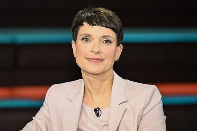 Frauke Petry (Ex-Politikerin) 03/25 her Frauke Petry am 27. M?rz 2025 in Markus Lanz , ZDF (Aufzeichnung vom 26. M?rz) T-stock-photo