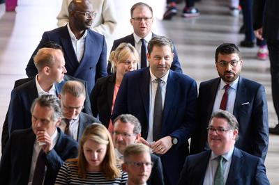 Berlin, Kanzlerwahl im Bundestag-stock-foto