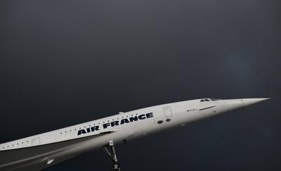 Die Original CONCORDE der Air France im Auto & Technik MUSEUM SINSHEIM aufgenommen am Donnerstag 2-stock-foto