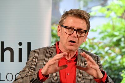 Journalist Matthias Kremin-stock-foto