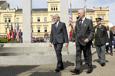 Official Visit Of King Philippe To The Czech Republic-stock-photo