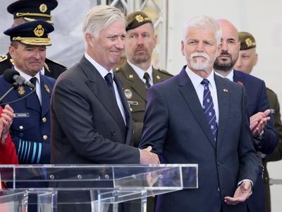Official Visit Of King Philippe To The Czech Republic-stock-photo