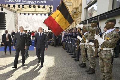 Official Visit Of King Philippe To The Czech Republic-stock-photo