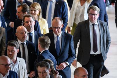 Berlin, Kanzlerwahl im Bundestag-stock-foto