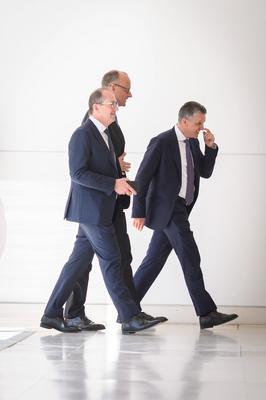 Berlin, Kanzlerwahl im Bundestag-stock-foto