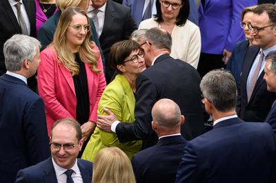 Berlin, Kanzlerwahl im Bundestag-stock-foto