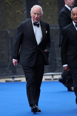 King Charles at Ocean with David Attenborough premiere-stock-photo