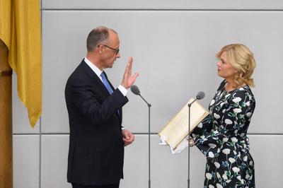 Berlin, Kanzlerwahl im Bundestag-stock-foto